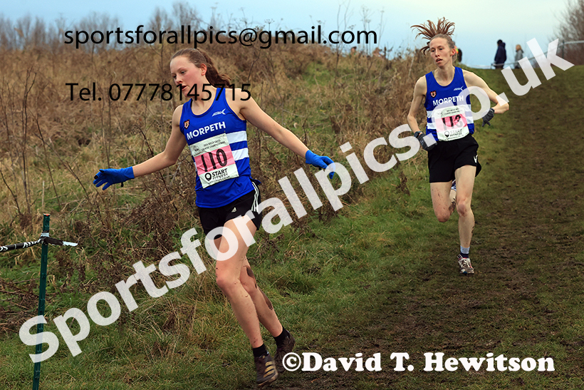 Senior womens 2024 NECAA Cross Country Champs., Temple Park, South Shields. Photo: David T. Hewitson/Sports for All Pics